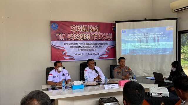 Kepala BNN Babel Sosialisasi Tim Asesmen Terpadu di Polres Babar