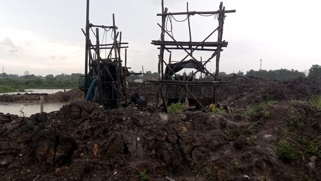 Lahan Pemkot Pangkalpinang Dikawasan Air Mawar Dihajar Penambang Liar
