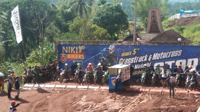 Kerjurda Grasstrack Dan Motocross Toraya Mala'bi' Putaran V 2022 Resmi Dibuka