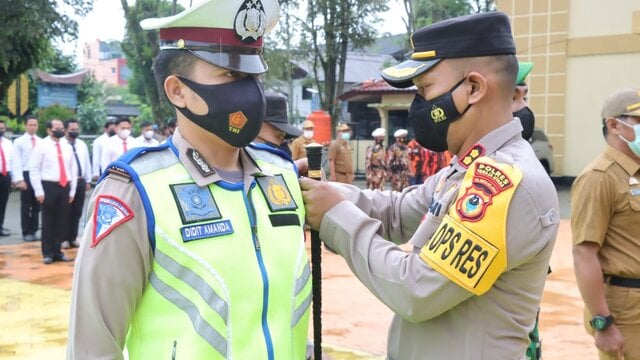 Kapolres Toraja Utara Pimpin Apel Gelar Pasukan Ops Patuh 2022