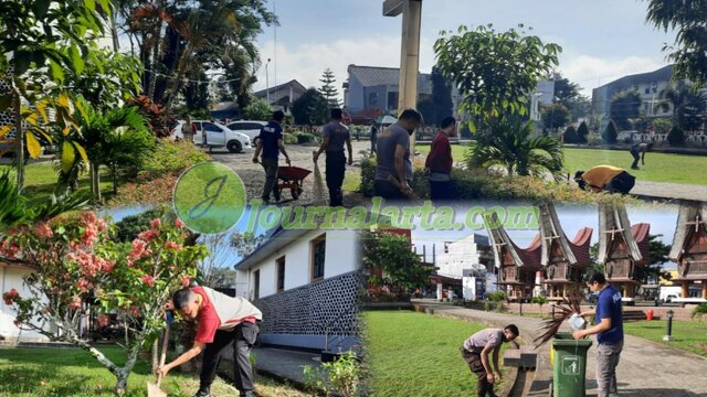 Sambut HUT Ke-76 Bhayangkara, Polres Toraja Utara Gelar Bakti Religi