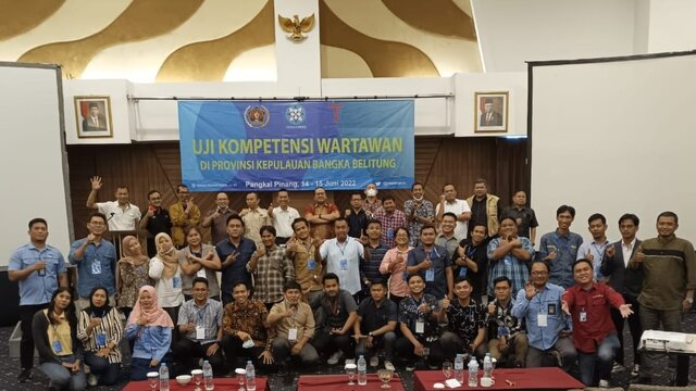 9 Dari 38 Peserta UKW ke-8 PWI Babel Dinyatakan Belum Kompeten