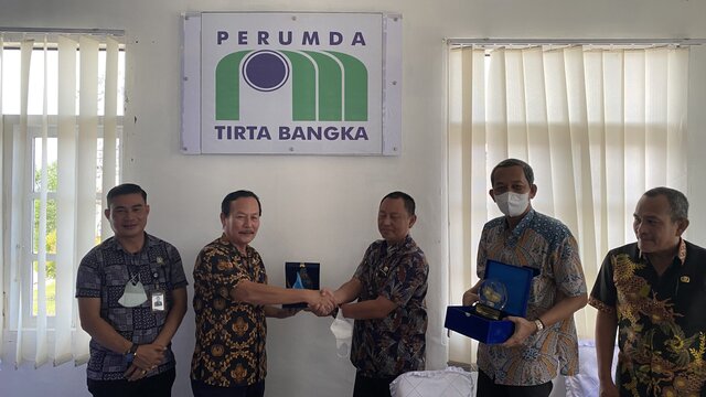 PDAM Tirta Bangka Terima Kunker Pemkab OKI