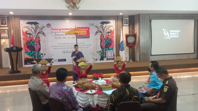 LPSK RI Gelar Sosialisasi Sahabat Saksi dan Korban di Babel