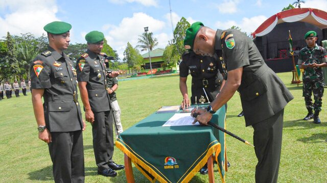 Danrem 172/PWY : Lanjutkan Soliditas Dan Prestasi Yang Telah Terbangun