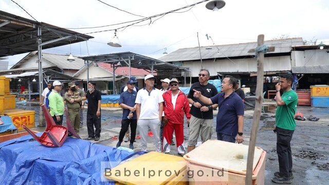 Pj Gubernur Babel : Kita Jadikan TPI Baturusa Sebagai Percontohan Pusat Perikanan 