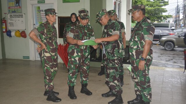 Pangdam II/Sriwijaya Tinjau Makorem Lama dan RS Dinas Kesehatan Tentara 
