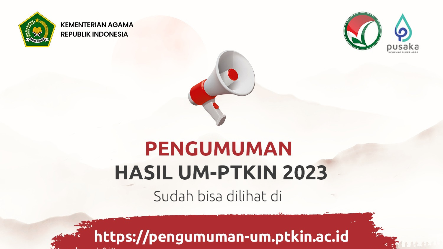 Pengumuman UM PTKIN 2023