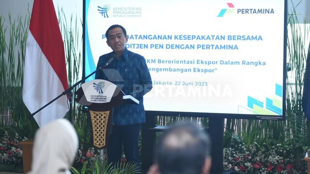 Dorong UKM Go Global, Kemendag Tandatangani Kerja Sama Dengan Pertamina