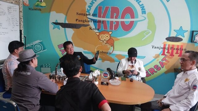 Kunjungi KBO Babel, Ini Pesan Ketum FKPM Indonesia