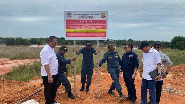 Gakkum KLHK Segel 4 Lokasi Kerusakan Ekosistem Mangrove