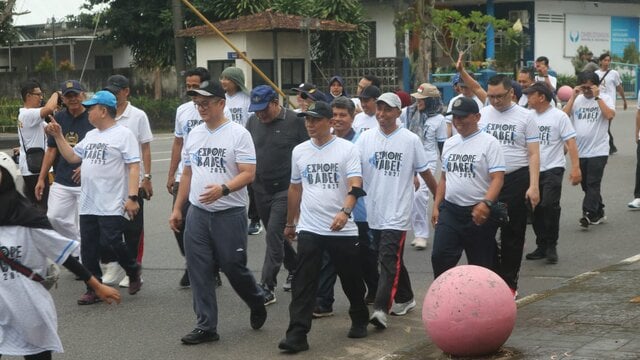 Kasi Ren 045/Gaya Ikut Serta Jalan Sehat Explore Babel 2023