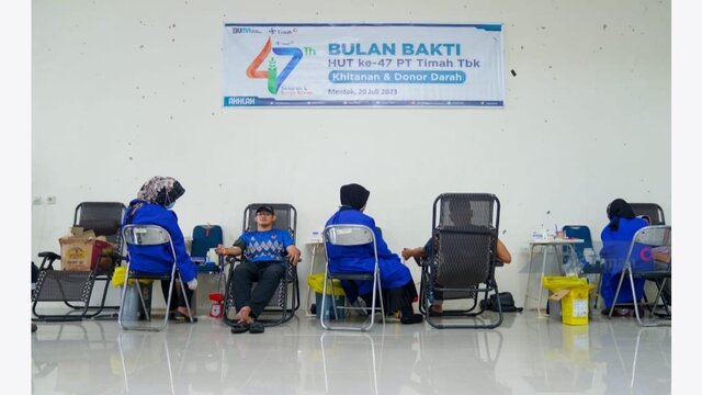 PT Timah Kolaborasi dengan PMI Bangka Barat Gelar Donor Darah 