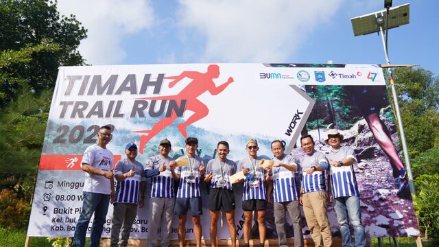 Peserta Rute Timah Trial Run 2023 Berharap PT Timah Kembali Gelar Event Lari 