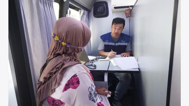 Bulan Bakti TNI AU ke-76, PT Timah Hadirkan Mobil Sehat di Tanjungpendam