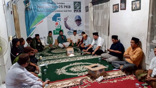 Peringati Harlah PKB ke-25, DPC PKB Pangkalpinang Adakan Tausiyah Kebangsaan dan Santuni Anak Yatim
