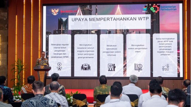 Luar Biasa!!! Sudah 15 kali Berturut Kemenperin Raih Opini WTP