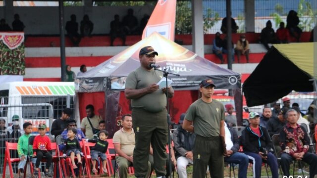Resmi Tutup Turnamen Sepakbola Kasad Cup 2023, Ini Pesan Dandim 1702/Jayawijaya