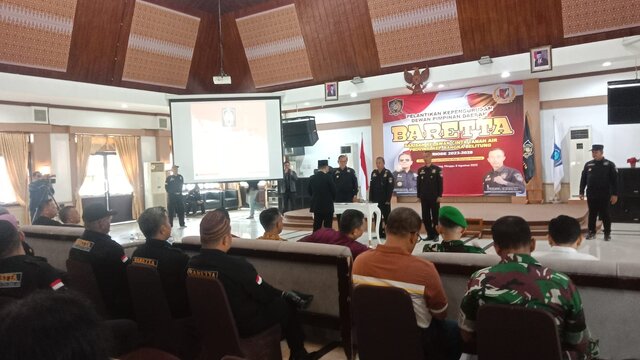 Pj Gubernur Babel Hadiri Pelantikan Pengurus DPD BARETTA Kep Babel Periode 2023-2028