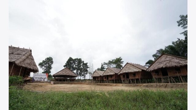 Lestarikan Kearifan Lokal, PT Timah Tbk Kolaborasi Membangun Kampung Adat Gebong Memarong