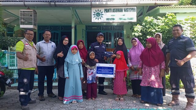 Panti Asuhan Aisyah Muntok Terima Bantuan dari PT Timah Tbk