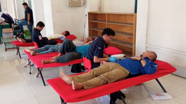 Solidaritas Kebangsaan RI Gelar Baskos Donor Darah di Masjid Mubarak Medan Timur
