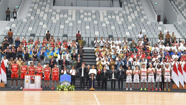 Presiden Jokowi Resmikan Stadion Piala Dunia Basket FIBA 2023