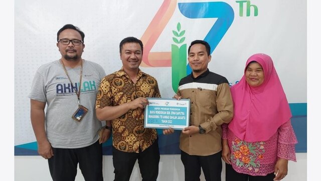 Tingkatkan Kualitas SDM di Lingkar Tambang, PT Timah Bantu Biaya Kuliah Warga Beltim