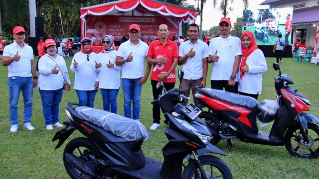 HUT RI ke 78 di PTPN2 Tanjung Morawa Bertabur Hadiah, Motor Hadiah Utamanya
