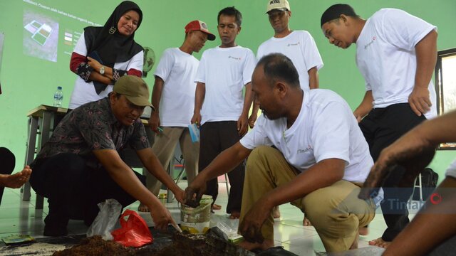 PT Timah Tbk Beri Pelatihan Budidaya Cabai untuk Masyarakat Desa Paku