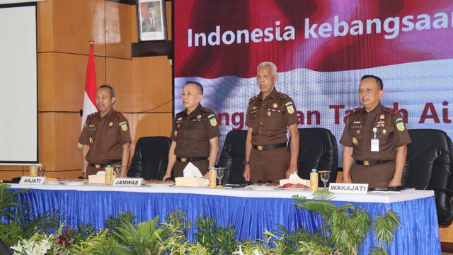 Dalam Rangka Inspeksi Pimpinan Tahun 2023, Jamwas Kejagung Kunjungi Kejati Babel