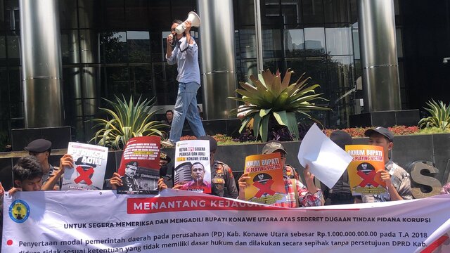 Sejumlah Mahasiswa Sulawesi Tenggara Minta KPK RI dan Kejagung RI Periksa Bupati Konut
