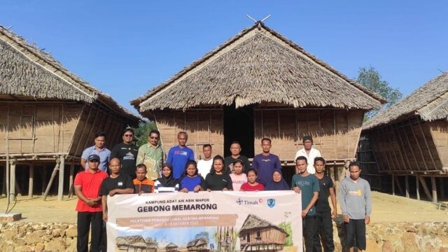 PT Timah Tbk Latih Pemandu Lokal di Kampung Adat Gebong Memarong