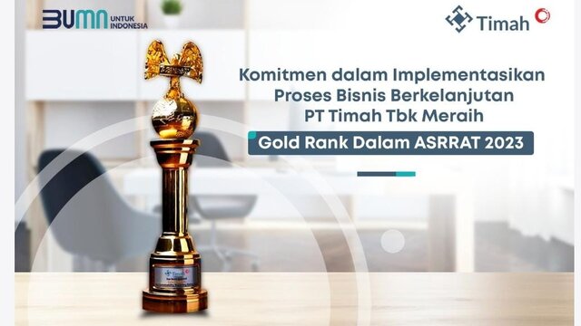 Navigasi Menuju Emisi Nol Bersih: Prestasi Emas PT Timah Tbk di ASRRAT 2023