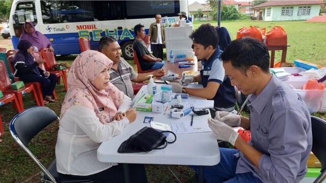 Mobil Sehat PT Timah Kembali Berkunjung, 127 Warga Beltim Nikmati Pelayanan Kesehatan Gratis