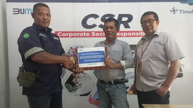 PT Timah Tbk dan HNSI Bangka Barat Kolaborasi Bantu Nelayan