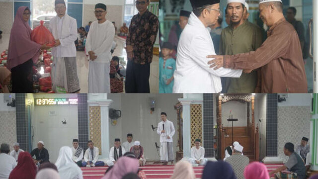 Era Susanto Bersama Bupati Serahkan Sembako dan Santunan di Arung Dalam