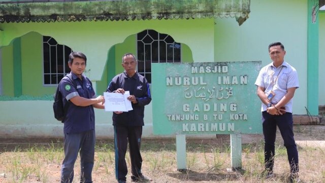 PT Timah Tbk Dukung Pembangunan Rumah Ibadah di Kundur Kepulauan Riau