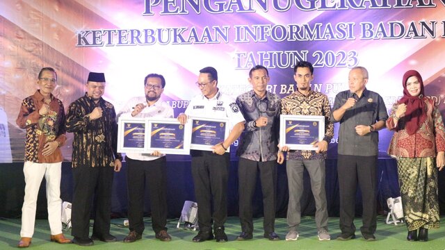 Inilah Peringkat 3 Besar Teratas Badan Publik Kabupaten/Kota Dalam Keterbukaan Informasi di Babel 2023