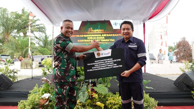 Desa Batu Beriga, Lokasi Pembangunan Sumur Bor PT Timah Tbk Bersama Kostrad  