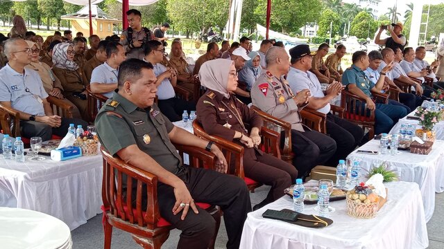 Kasrem 045/Gaya Hadiri Launching Samsat Drive Thru