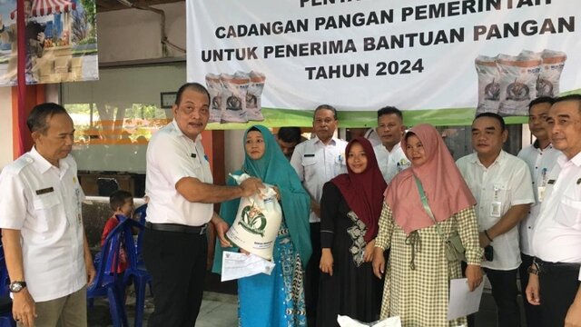 1.422 KPM Kota Pangkalpinang Terima Beras Cadangan Pangan Pemerintah Pusat