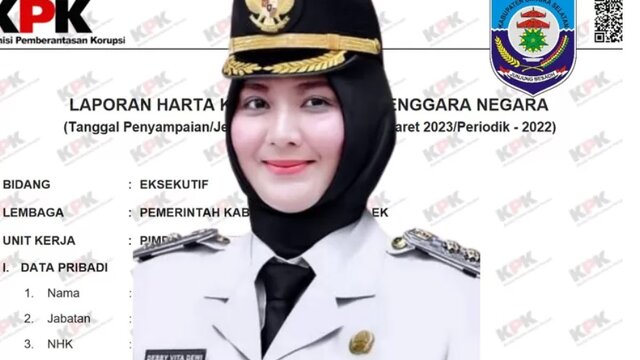 Mengungkap Harta Kekayaan Debby Vita Dewi, Wakil Bupati Muda dan Cantik