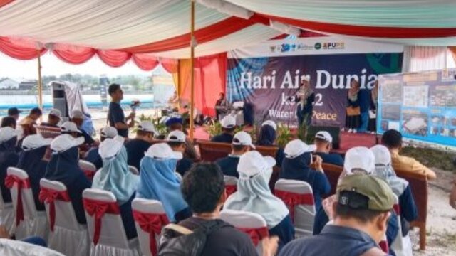 Hari Air Dunia, Kolong PDAM Pedindang Ditanami Pohon