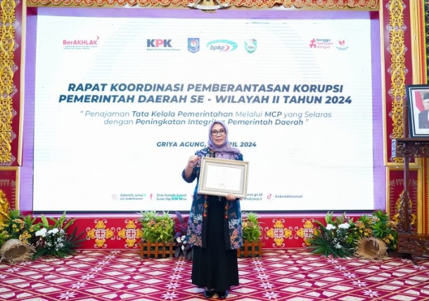 Pemkot Pangkalpinang Terima Penghargaan Dari KPK