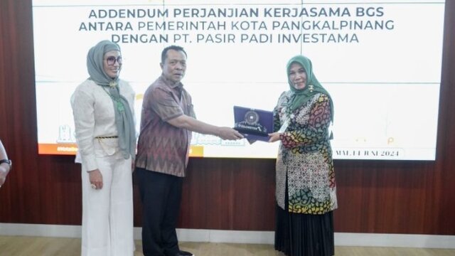Pemkot Pangkalpinang Teken MoU Dengan PT Pasir Padi Investama