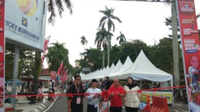 Bazar Kuliner Terbesar di Pangkalpinang Tarik Minat Pengunjung