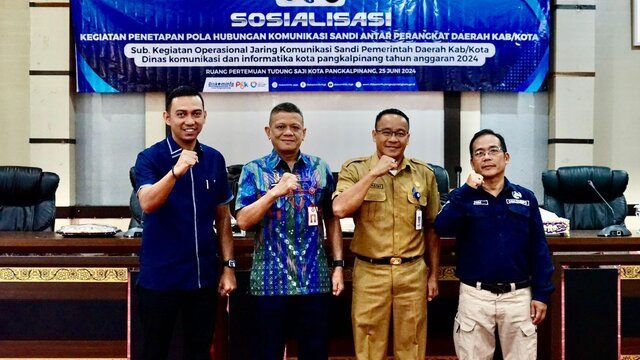 Diskominfo Kota Pangkalpinang Hadirkan Direktur Operasi Keamanan dan Pengendalian Informasi BSSN RI