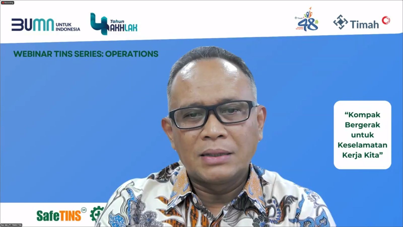Cegah Kecelakaan Kerja, PT Timah Galakkan Program SafeTINS