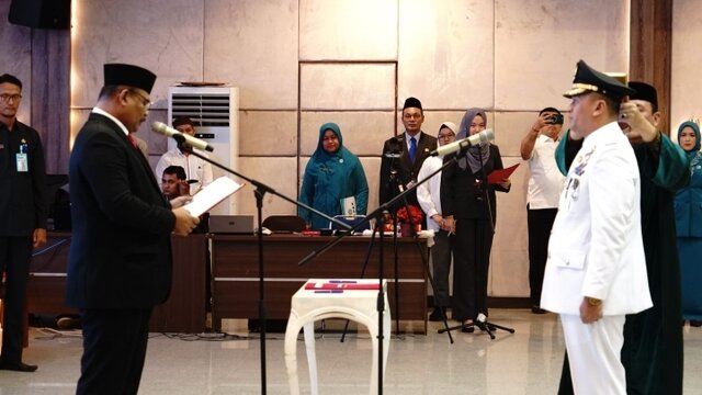 Budi Utama Resmi Dilantik Sebagai Pj Wali Kota Pangkalpinang